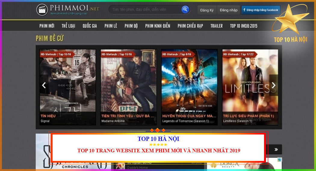 TOP 10 TRNAG WEBSITE XEM PHIM MỚI VÀ NHANH NHẤT 2019
