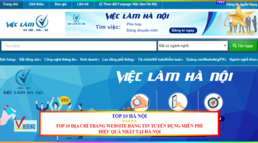 Top 10 địa chỉ trang website đăng tin tuyển dụng miễn phí hiệu quả nhất tại Hà Nội