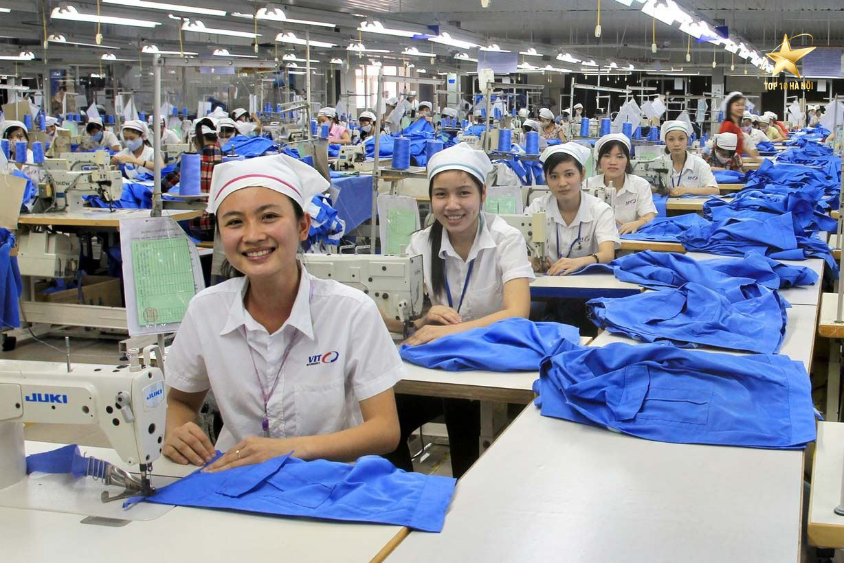 xưởng sản xuất quần áo tại hà nội
