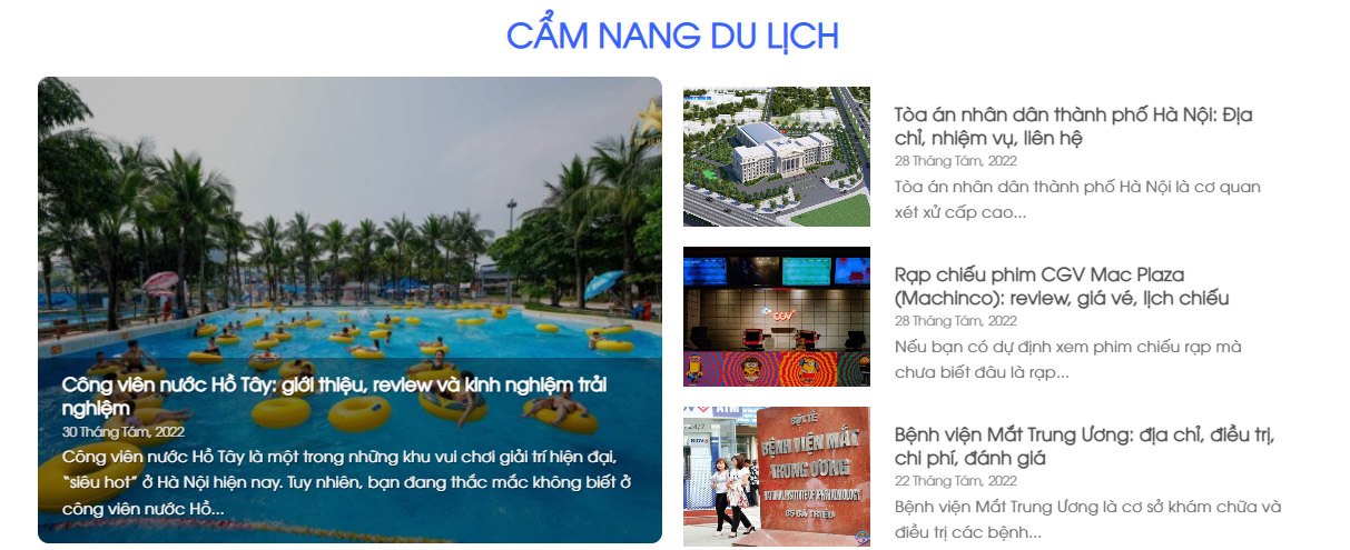 cẩm nang du lịch Việt Nam